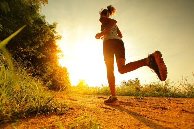 running helps you burn calories