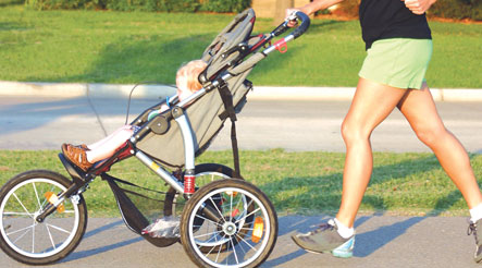 4 ways to lose baby weight with a stroller